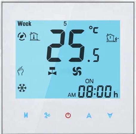 TOUPWELL THP1000ALN Programmable Touch Screen Room Thermostat  pro