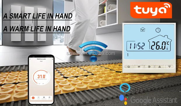 Telin AC-609H-WIFI Smart Wifi Electric Floor Heating Thermostat 1