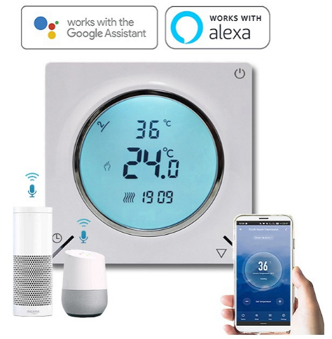 Telin AC829 Digital Electrical Programmable Thermostat  4