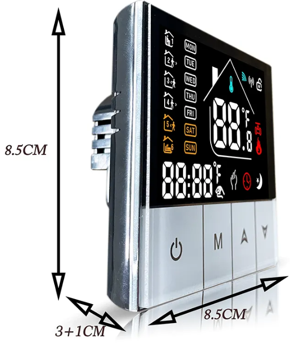 Telin AC8500H-wifi WiFi LCD Display Thermostat 1