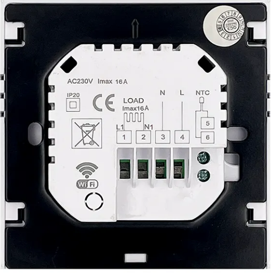 Telin AC8500H-wifi WiFi LCD Display Thermostat 2