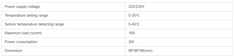 jiahong WarmLife-16 Programmable Touch Screen Thermostat 2