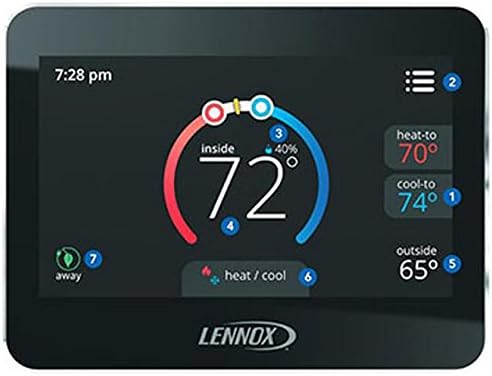 Lennox-13H14-Touchscreen-Thermostat-PRODUCT
