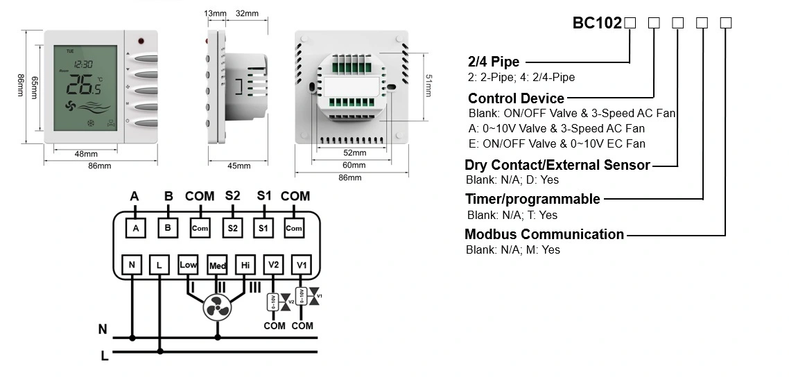 BREEZE-BC102-4DM-Programmable-Thermostat-1