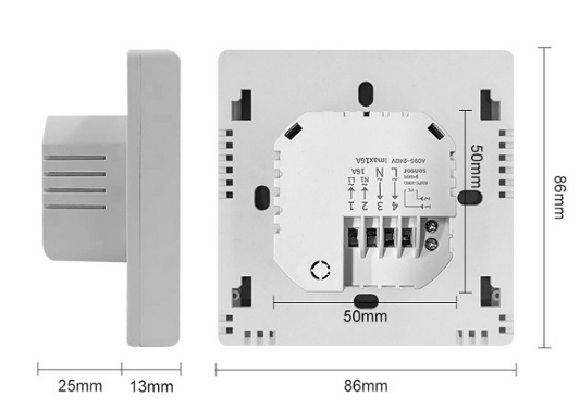 ACMELEC E940D Wifi Smart Thermostat   8