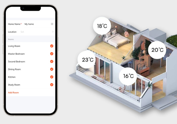 Acmelec AE-669D-DB-WIFI Smart Floor Heating Wifi Thermostat 5