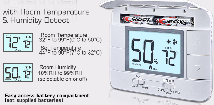 Aowel- AW701 -Non-Programmable -Thermostat-3