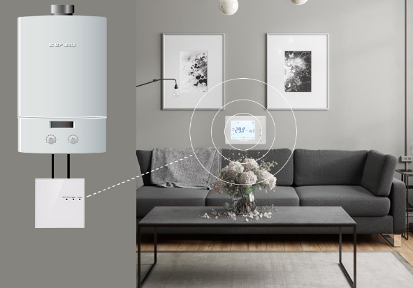 Beok BOT-X306 Wireless TouchScreen Programmable Thermostat  1