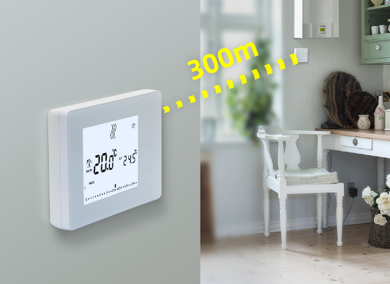 Beok BOT-X306 Wireless TouchScreen Programmable Thermostat  3