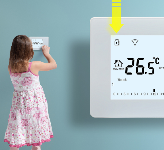 Beok BOT-X306 Wireless TouchScreen Programmable Thermostat  5