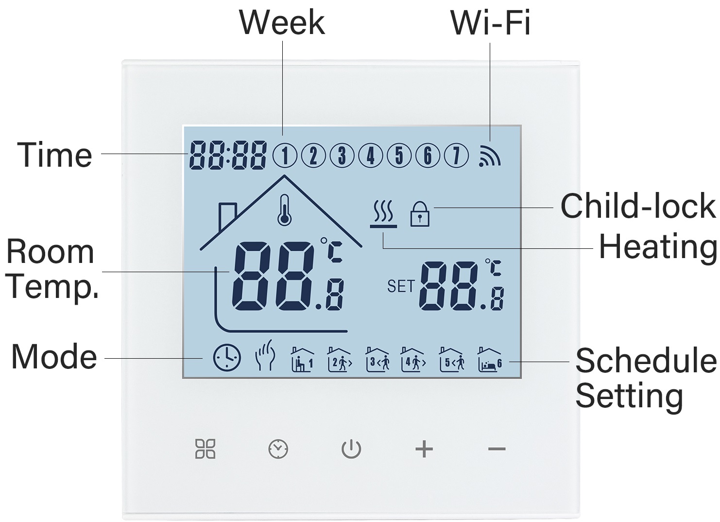 Beok TDR89 WiFi Smart Thermostat-FIG.1