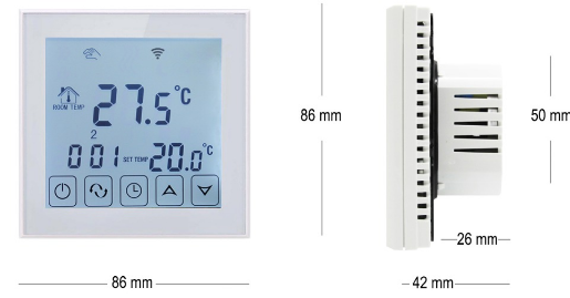 Beok TDS23WIFI Smart WIFI Room Programmable Thermostat 13