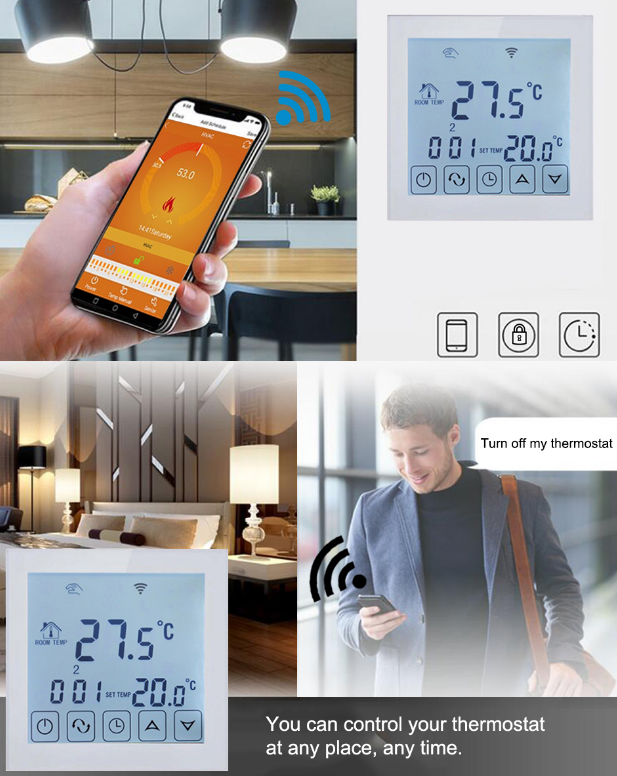 Beok TDS23WIFI Smart WIFI Room Programmable Thermostat 4