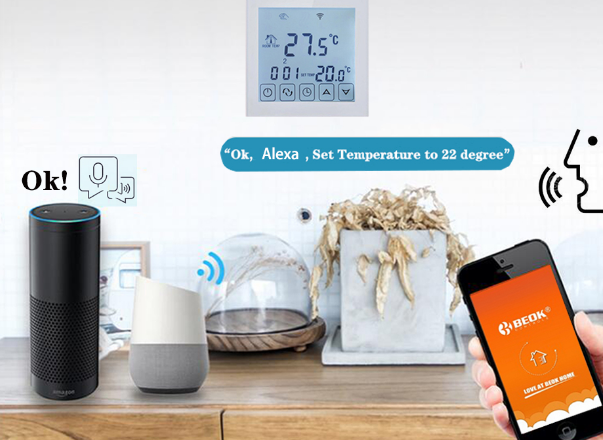 Beok TDS23WIFI Smart WIFI Room Programmable Thermostat 8