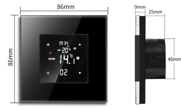Bingoelec W1-WK Wifi Smart Thermostat 1
