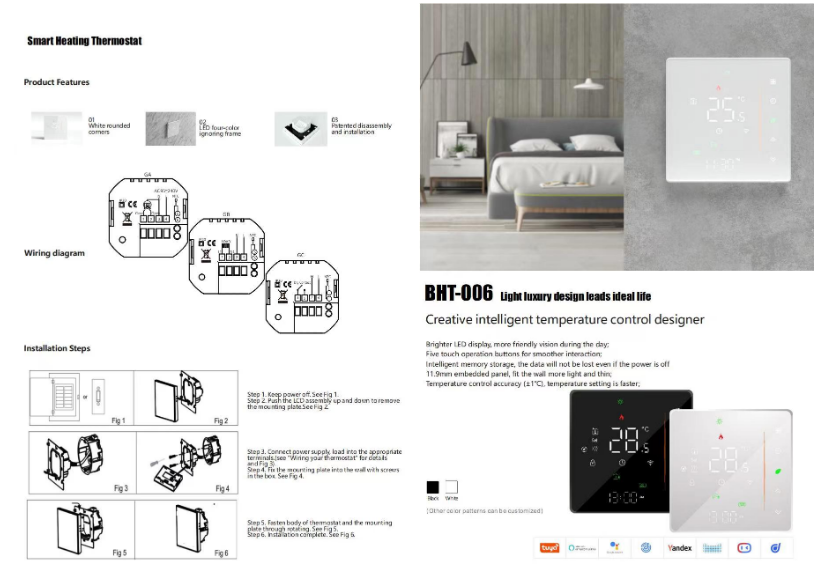 CARBONWARM 11 Programmable Smart Room Thermostat 1