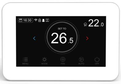 E-TOP- FT-CS03- Colorful- Touchscreen -Thermostat - pro