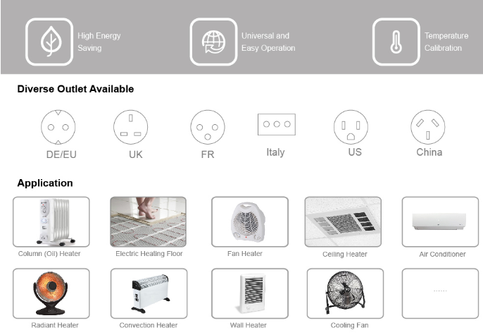 E-TOP- HT-04(NP)- Non-Programmable -Plug- Socket- Thermostat -1