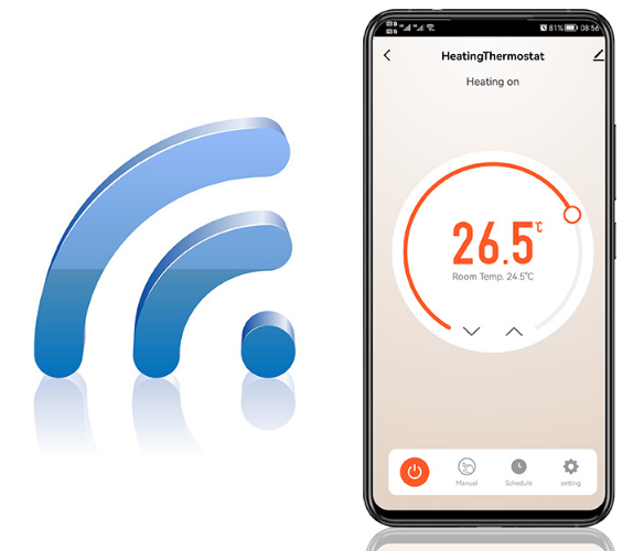E-TOP-WT-11 -7-days -Programmable- Wireless- WIFI -Thermostat  -1