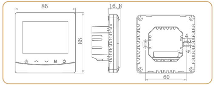 E-Top FT-08 5+1+1 Programmable Temperature Controller Thermostat  4