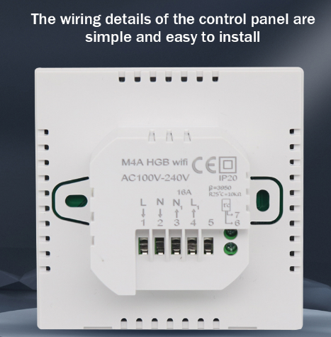 EARUELETRIC M4AHGB WiFi Smart Temperature Controller Thermostat-7