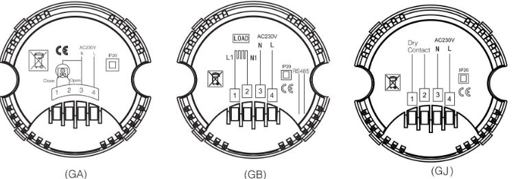 ELSONIC-RN004-Touch-Screen-Digital-Room-Thermostat-Fig-2 