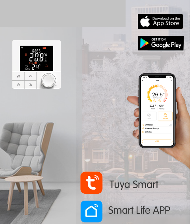 EZAIOT R8W Smart WiFi Thermostat  4