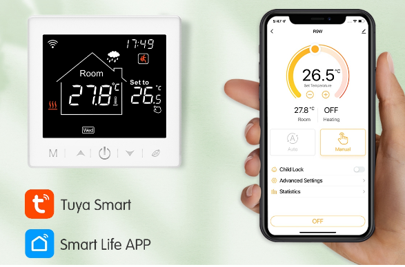 EZAIOT R9W Electric Floor Heating Thermostat 5