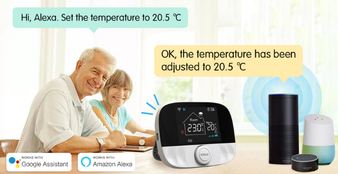 EZAIOT RF433 Wireless Floor Heating Thermostat  7