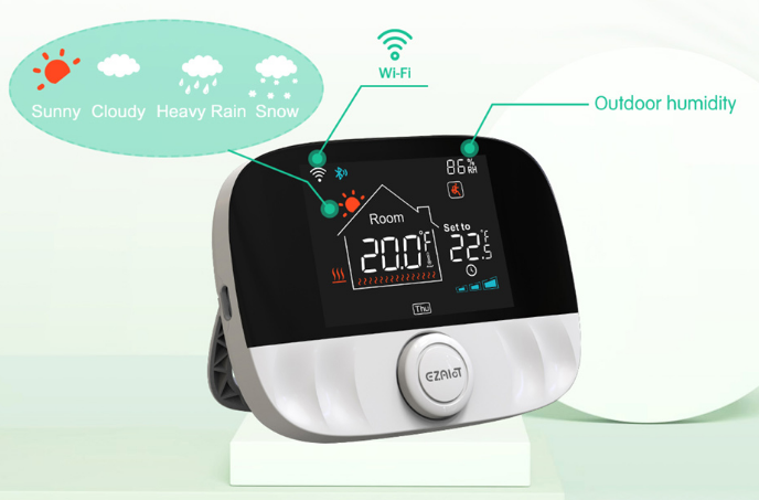EZAIOT RF433 Wireless Floor Heating Thermostat  8