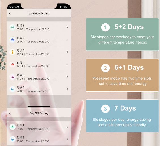GIRIER Smart Wifi Thermostat 4