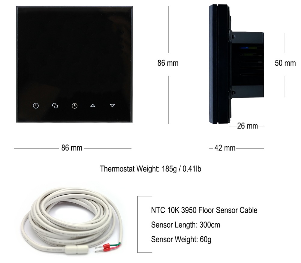Beok -TGT70WIFI-Electric-Thermostat-Smart-Digital-Thermostat-9