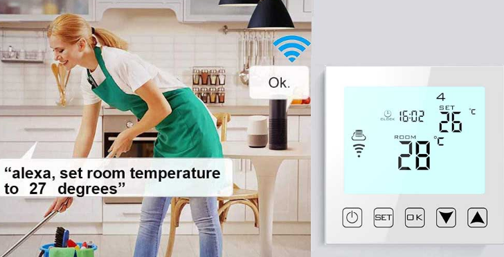 HYSEN HY603 WIFI 5+2 Day Programmable Thermostat  3