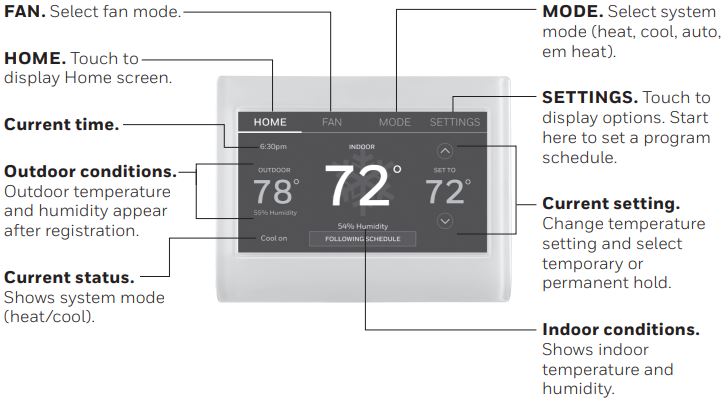 Honeywell-RTH9585WF1004-Smart-Touchscreen-Thermostat-FIG.1