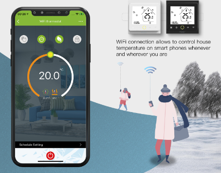 MOES BHT-002 Smart WiFi Thermostat  5