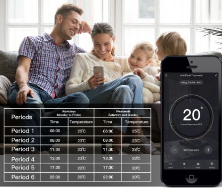 MOES Electric Heating WiFi Smart Thermostat  3