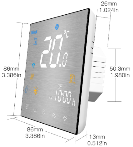 MOES Electric Heating WiFi Smart Thermostat  6