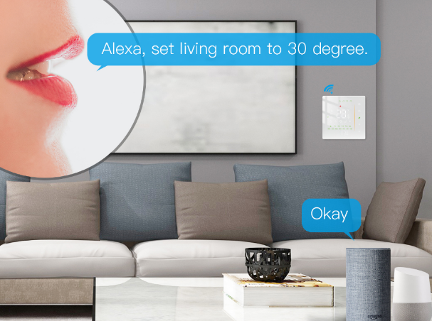 MOES WHT-006-GC-BK-MS WiFi Wireless Room Thermostat 3