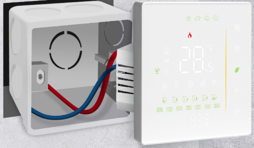 MOES WHT-006-GC-BK-MS WiFi Wireless Room Thermostat 5