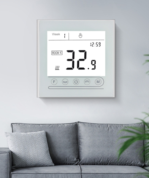 Minco Heat MK72-GA-BW Digital Programmable Intelligent Thermostat 7