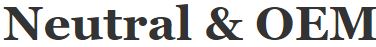 Neutral or OEM logo.