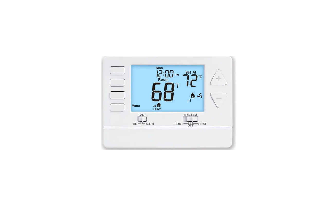 ELECTECK Heat Pump Digital Thermostat for Home, Non-Programmable, up to 2  Heat/1 Cool with Large LCD Display, Compatible with Multi-Stage Electrical