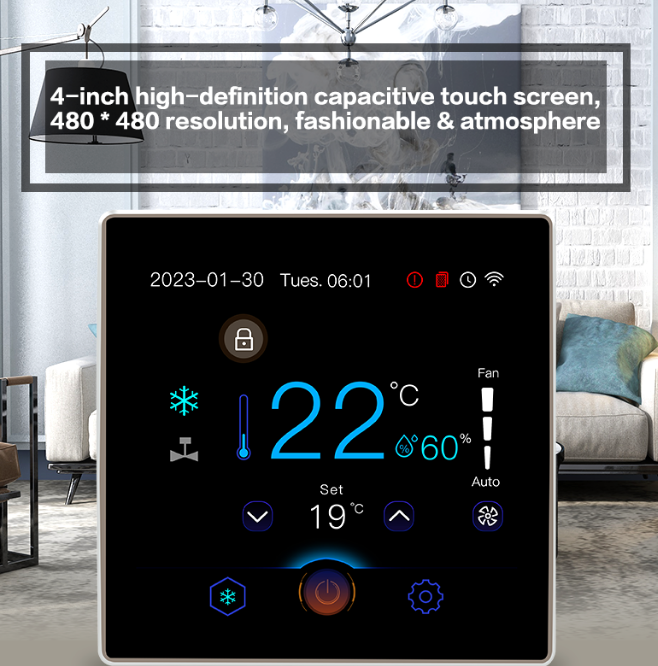 OEM G6-X-WK Touch Display Thermostat  1