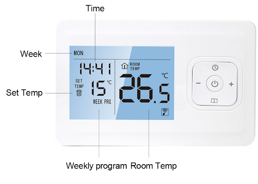OEM ME901 programmable WIFI Thermostat  7