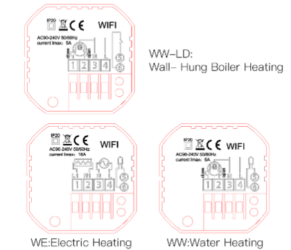 OEM RSH-TM011 WiFi Thermostat  8