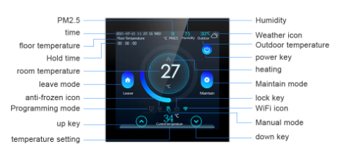 ONNDO WT160 Smart WiFi Temperature Controller Thermostat 8