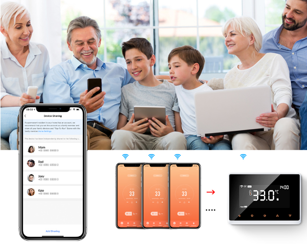 ONNDO WT98 Smart WiFi Wireless Thermosta-10