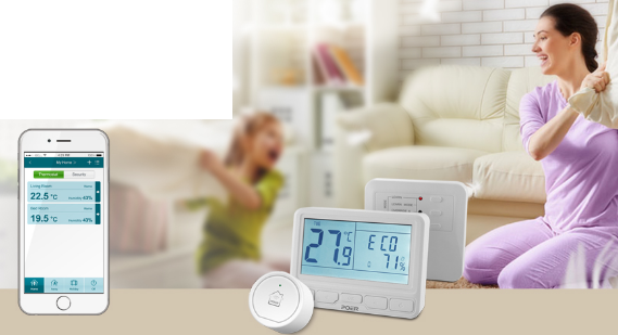 POER PTC10 Wireless Room THERMOSTAT 2