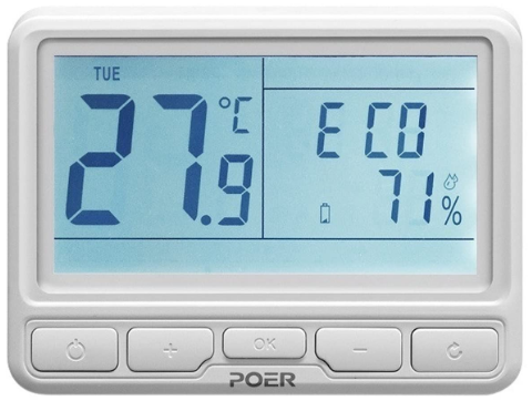 POER PTC10 Wireless Room THERMOSTAT pro