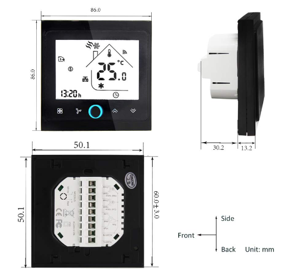 ROEY MC-01 Wireless Wifi Thermostat  2